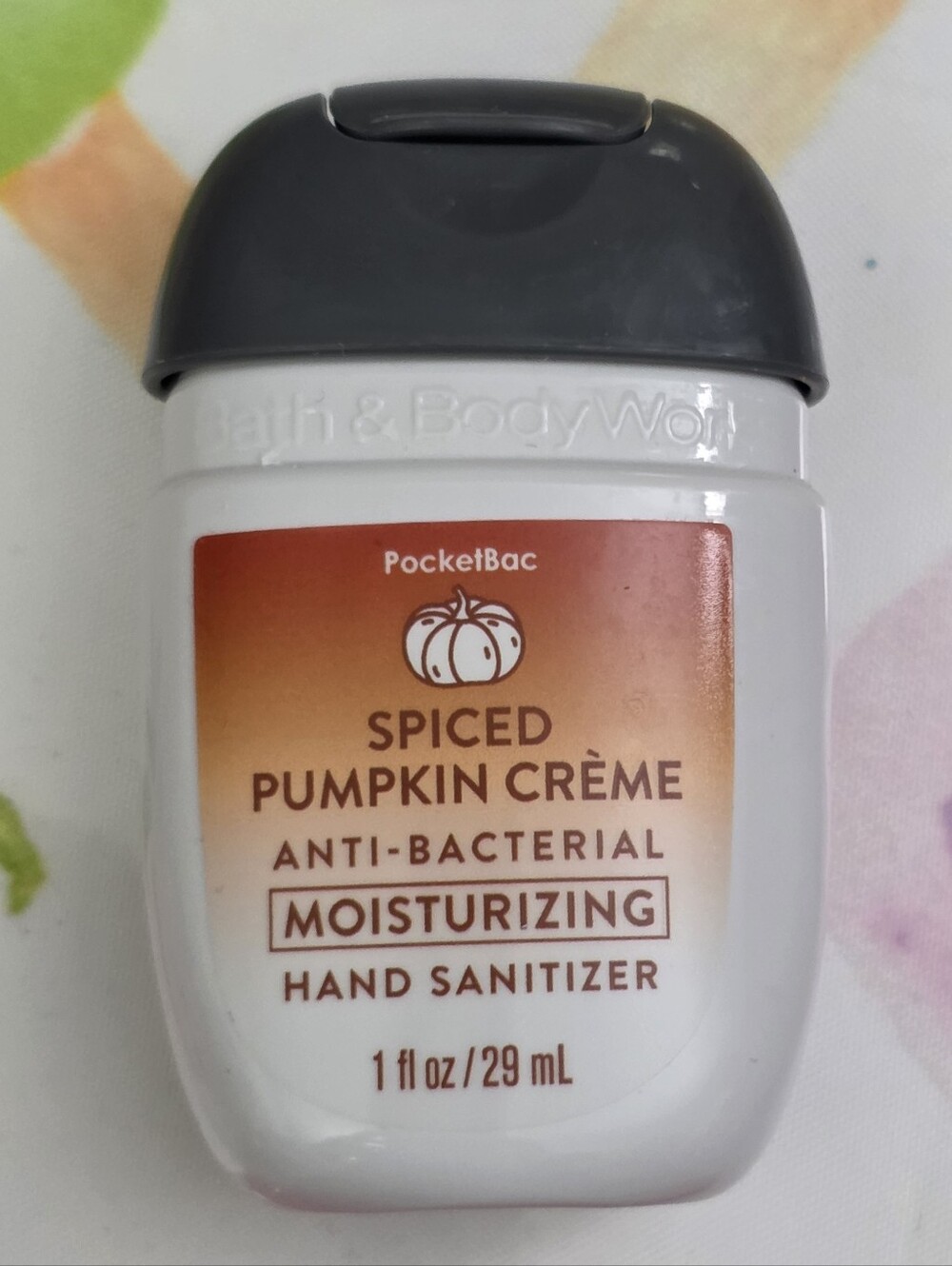 Bath & Body Works Spiced Pumpkin Crème Moisturizing Hand Sanitizer Pocketbac NEW